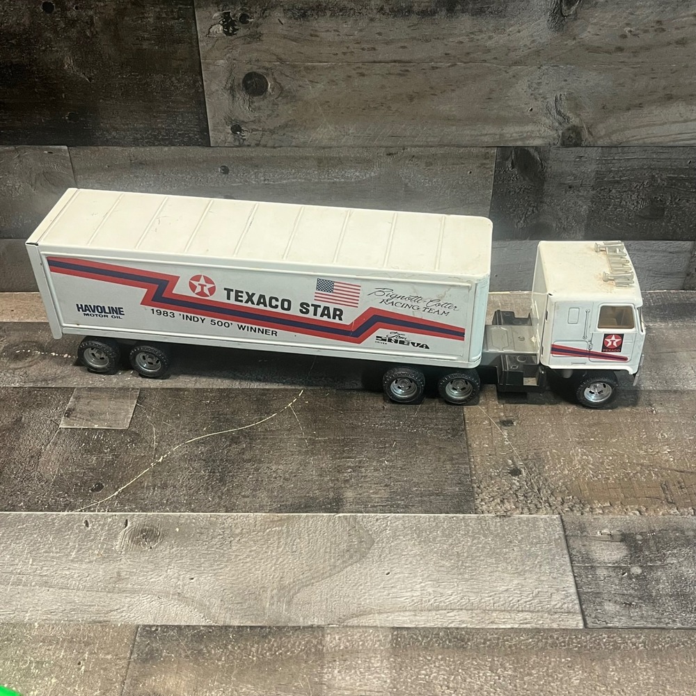 Vintage Buddy L Texaco Star Semi Truck 1983 Indy 500 Winner Tom Sneva Racing